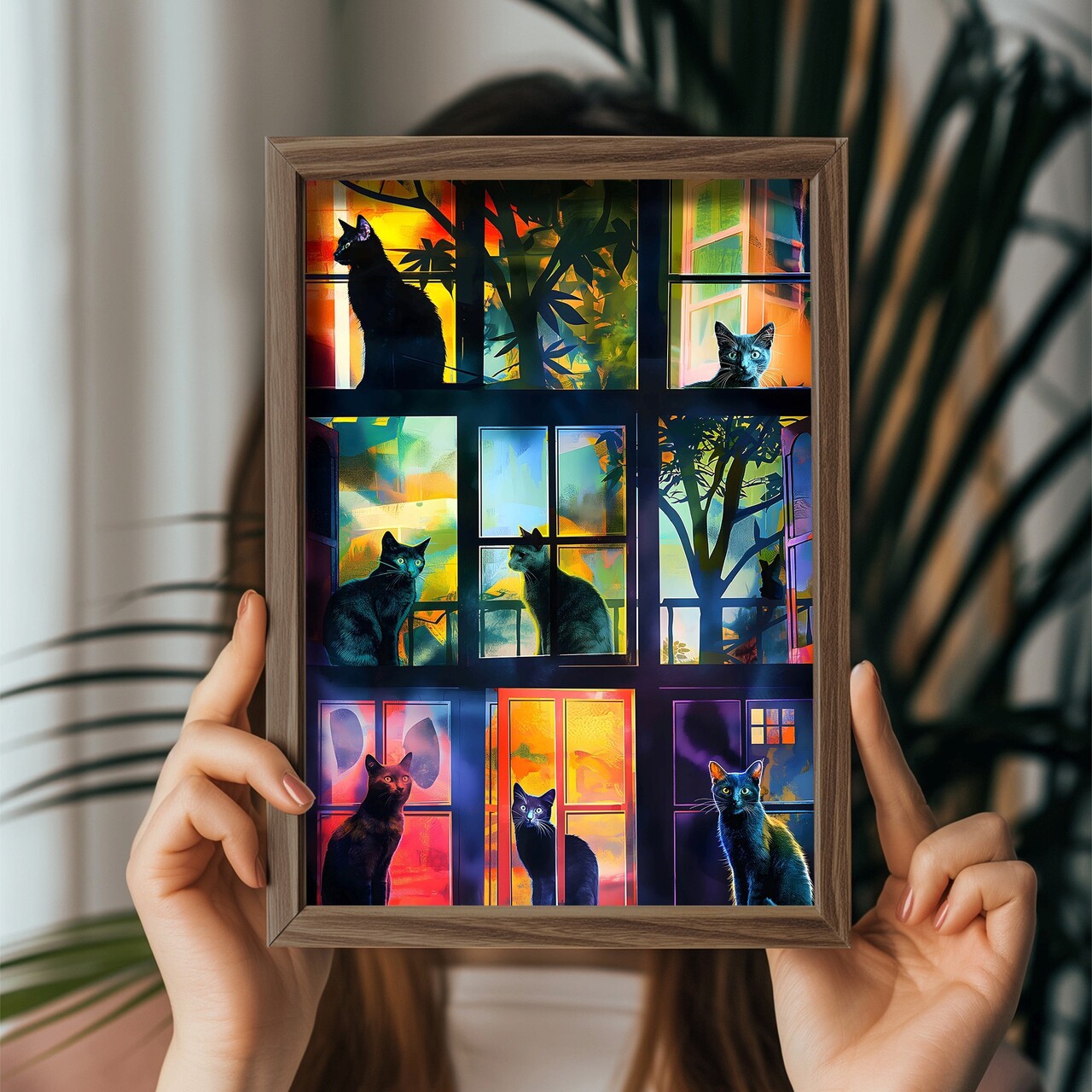 Tablou decorativ, GE026-L, Lemn, Multicolor - view 6