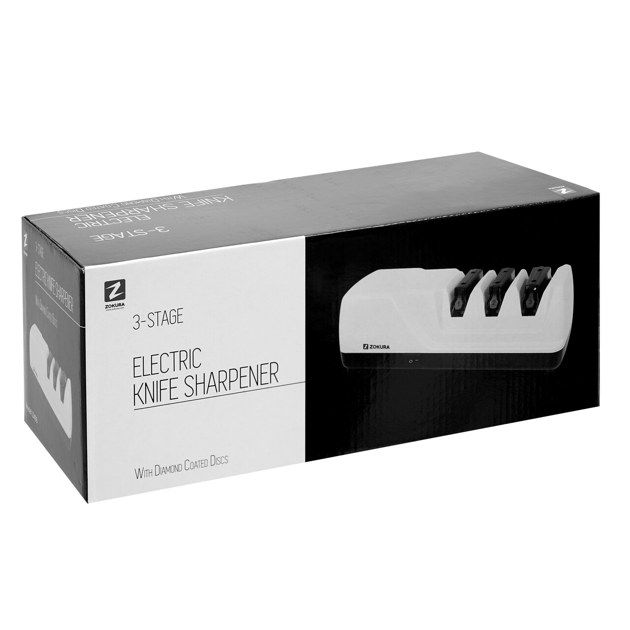Ascutitor electric de cutite 3 etape, 18W - Zokura - imagine 4