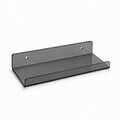 Raft de perete acrilic, Hanah Home, Vivid, 30x10x4 cm, Gri fumuriu