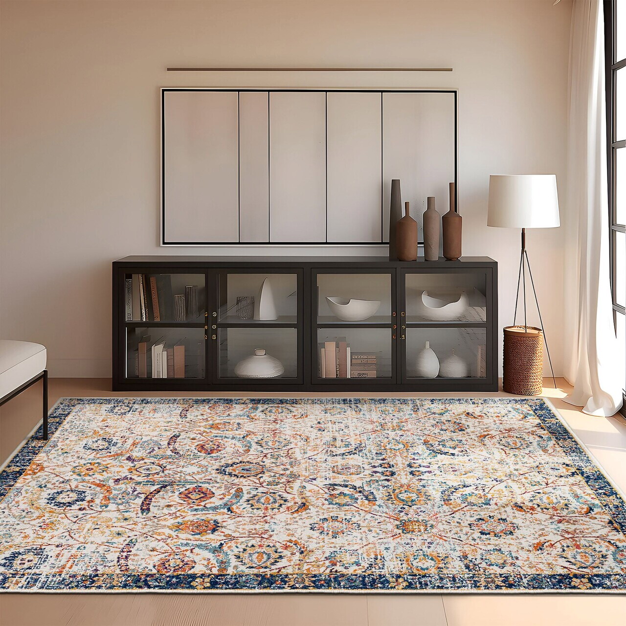 Covor Woopamuk236 120x180 cm BUMBAC/POLIESTER Multicolor