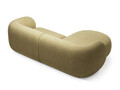 Coltar stanga 2 locuri, Kate, Micadoni, 255x176x76 cm, tesatura structurata, galben melanj