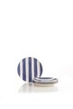 Set platouri servire desert, Hermia, 710KTP3766, Portelan, Albastru