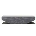 Comoda TV, Retricy, Inci, 180x30x45 cm, PAL, Negru