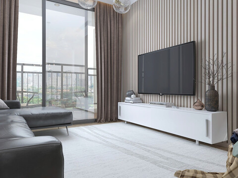 Comoda tv, zena home, nehi, pal, alb