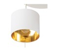 Lustra ELTAP, Vespillo, 58x115 cm, 5xE27, 15W, otel/PVC, alb/auriu
