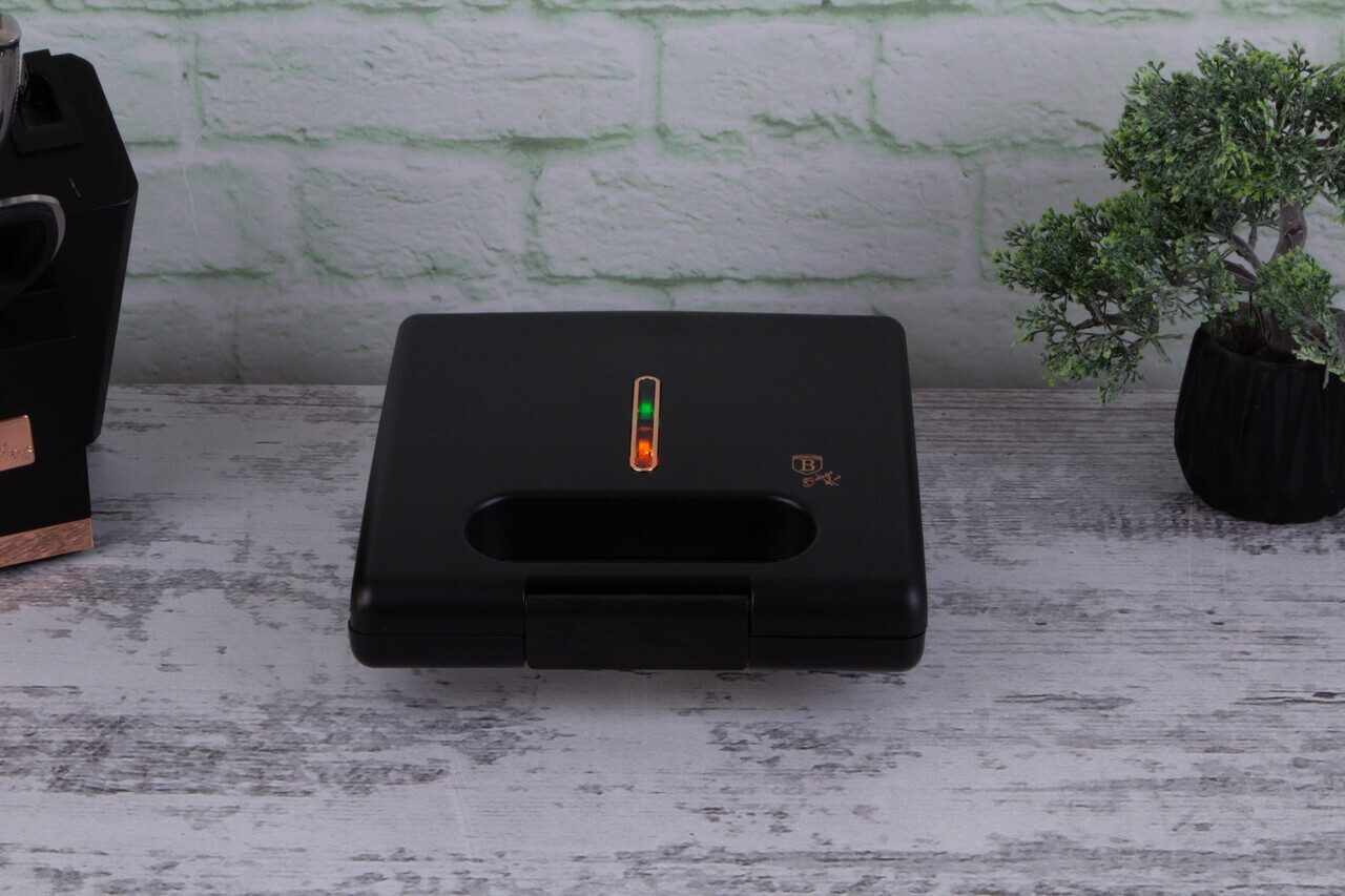 Sandwich maker Berlinger Haus, Black Rose, 22.5x13 cm, aluminiu, negru - imagine 5