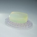 Savoniera iDesign, 12x8.5x2 cm, plastic, transparent