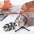 Decoratiune de perete, Zhoushan 2, Metal, Dimensiune: 80 x 42 cm, Multicolor