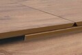 Masa de sufragerie extensibila, Nmobb, Sigma, MDF , Nuc / Negru
