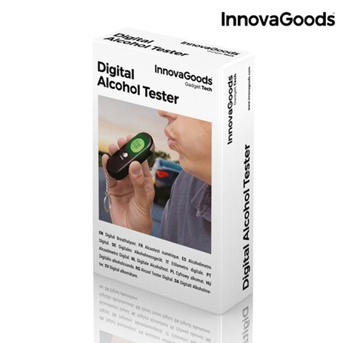 Dispozitiv de controlat excesul de alcool Alcoolscop Digital InnovaGoods