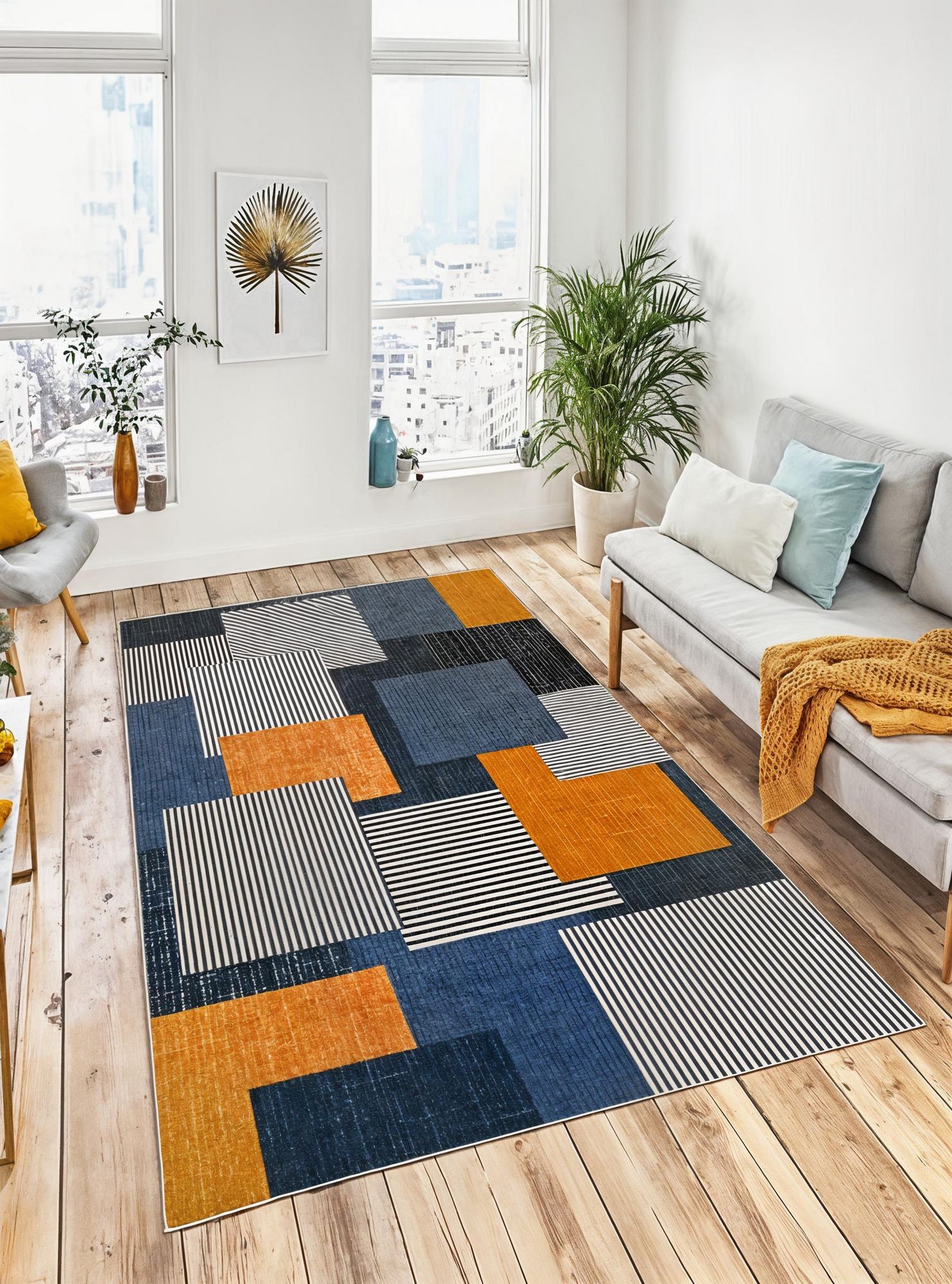 Covor, W1043, 80x150 cm, Multicolor