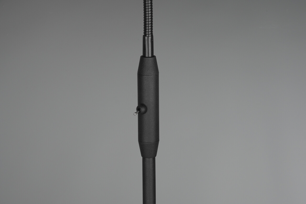 Lampadar Tommy, RL, 20x130 cm, 40W, 1x E14, metal/textil, negru mat