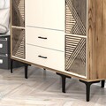 Dulap pentru haine, Hommy Craft, Kumsal PTP, 160x47.5x201.4 cm, PAL, Maro/Crem