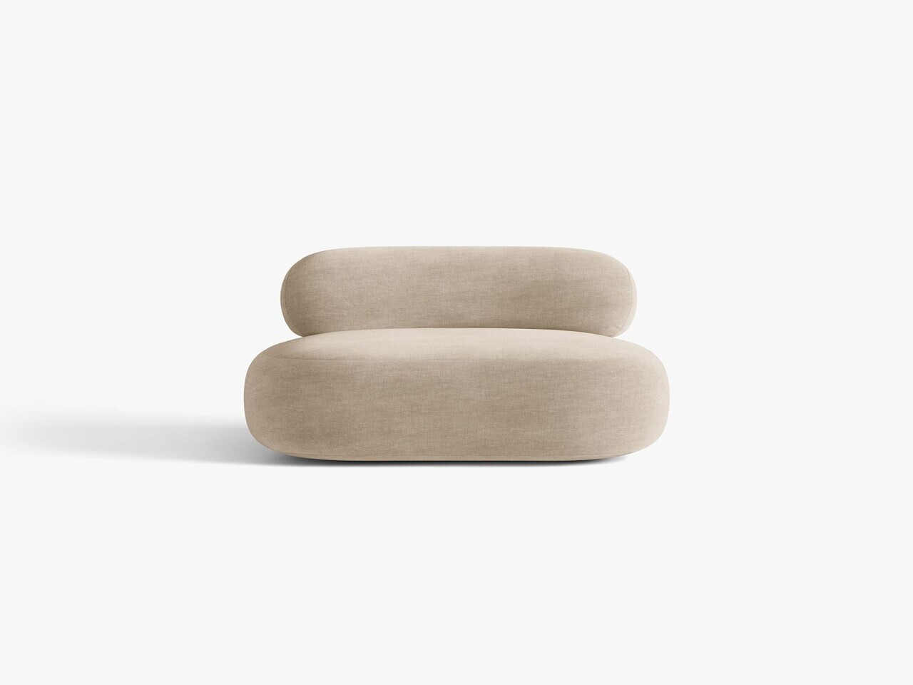 Fotoliu rotativ, Aura, Micadoni Home, 84x91x73 cm, tesatura Chenille, bej inchis — imaginea 2