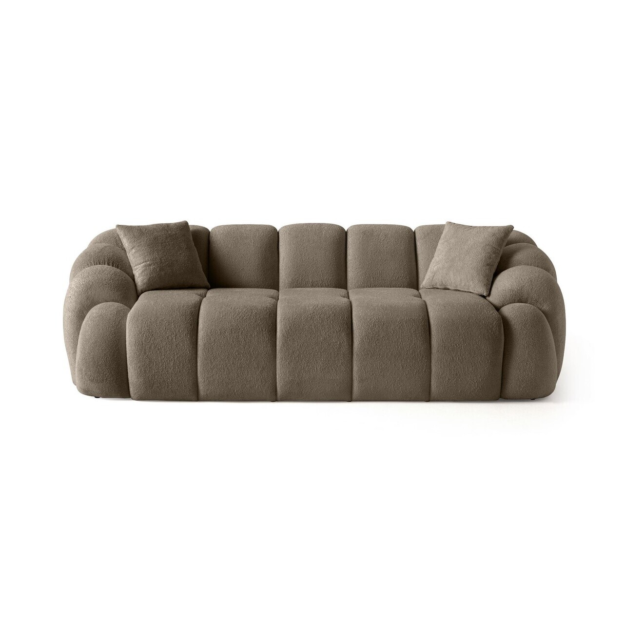 Canapea 3 locuri, Atelier del Sofa, 752EST1130, Lemn de carpen/PAL melaminat, Maro - view 4