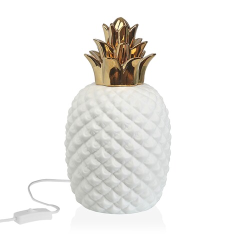 Lampa de masa pineapple, versa, 1 x e14, 17x30 cm, portelan