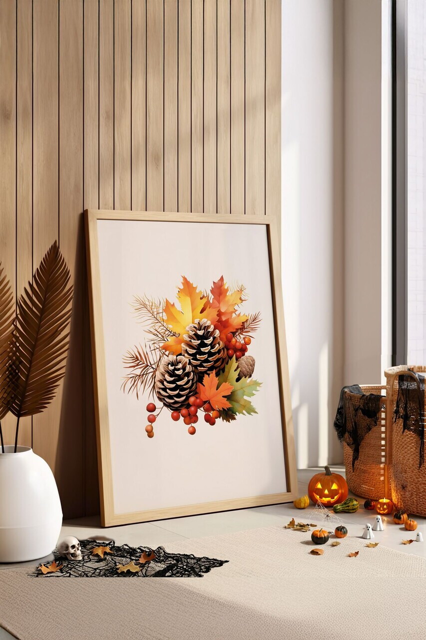 Tablou decorativ, Arthllwnmodel26-3348, MDF, Multicolor — imaginea 2