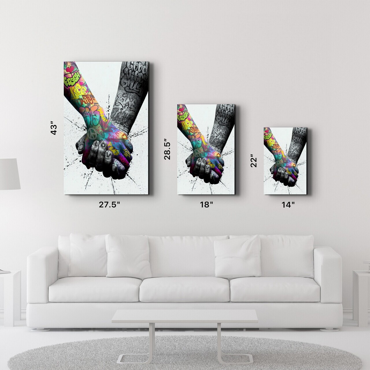 Tablou decorativ, OGLS-8079, Dimensiuni: 70 x 110 cm, Multicolor — imaginea 6