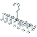 Cuier pentru curele si cravate Classico, iDesign, 26x9.5x17 cm, otel
