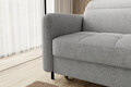 Coltar extensibil dreapta 3 locuri ELTAP, RT-03RAQ, Gomsi, 228x165x100 cm, lemn/poliester, gri deschis