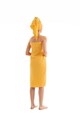 Set prosoape de baie, DC Home, Muslin, Bumbac, Galben