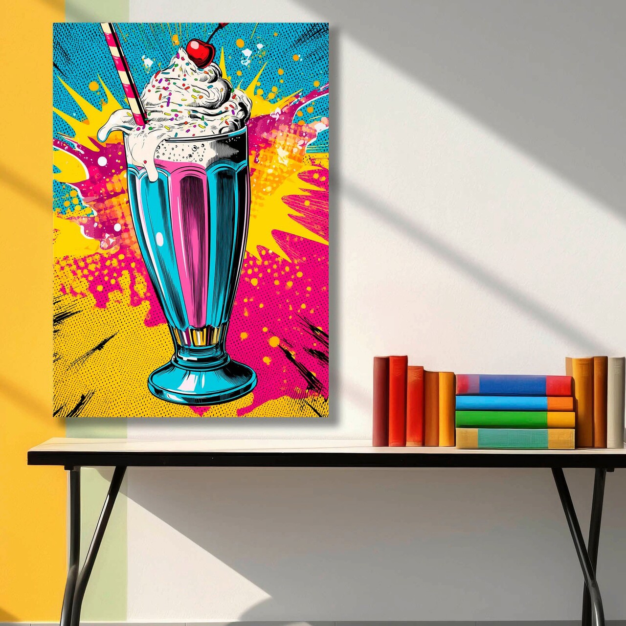 Tablou decorativ, BSRPOPC-010, Lemn, Multicolor - view 2