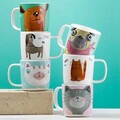 Cana cu model pisica Pets, Ambition, 370 ml, portelan, roz