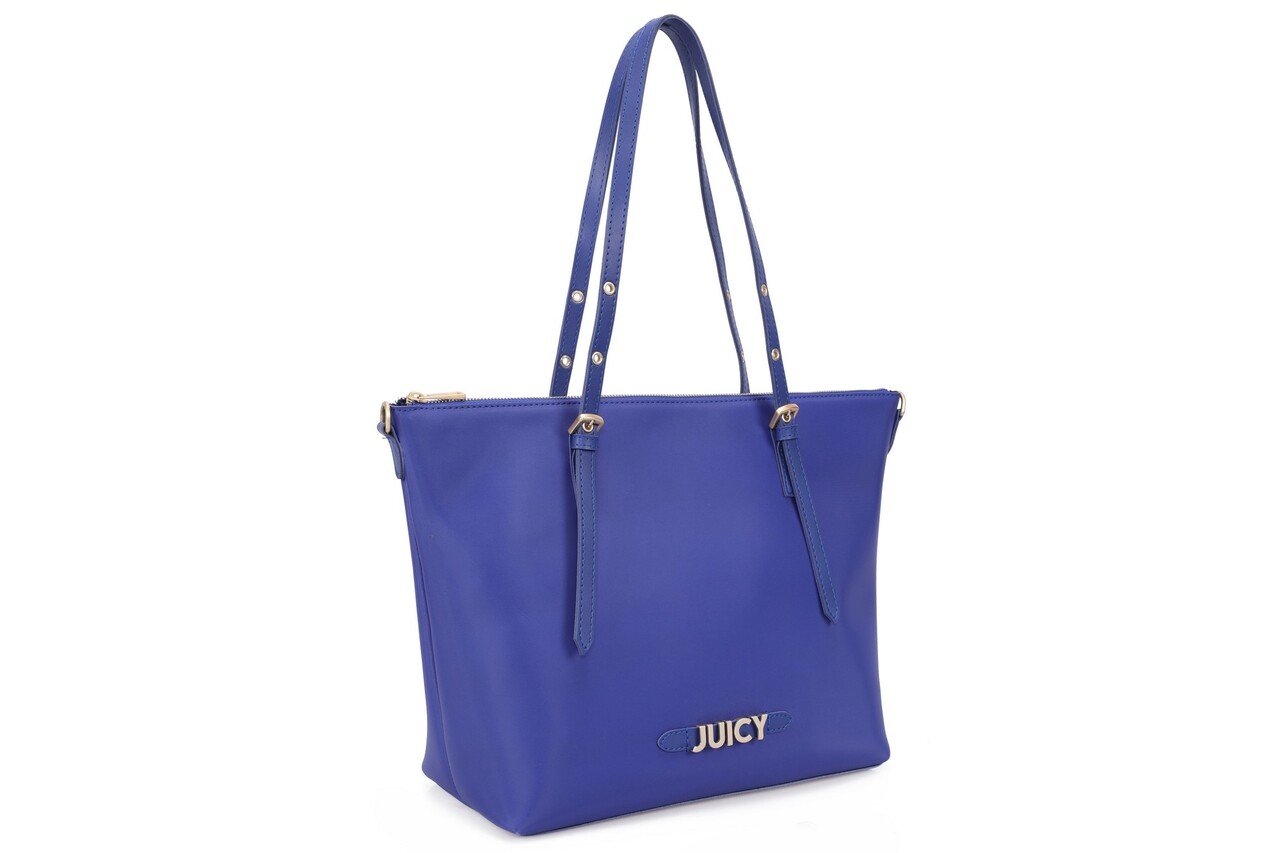 Geanta Juicy Couture 349, 45x25x30 Cm, Piele Ecologica, Albastru Sax