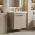Dulap de baie cu chiuvetă, Hanah Home, Desna 50, Nisip