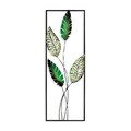 Decoratiune de perete, Timeyi 3, Metal, Dimensiune: 32 x 90 cm, Multicolor
