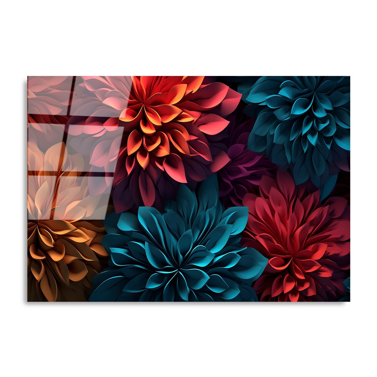 Tablou decorativ, UV-1175, 70 x 100 cm, Multicolor - view 6