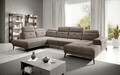 Coltar stanga 6 locuri ELTAP, LT-20MAR, Bretan, 350x205x107 cm, lemn/poliester, bej inchis