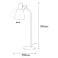 Lampa de masa, Alby, 527ABY2195, Metal, Vintage