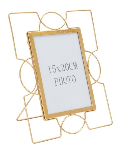 Rama foto Glam, Mauro Ferretti, 15×20 cm, fier, auriu imagine noua 2022
