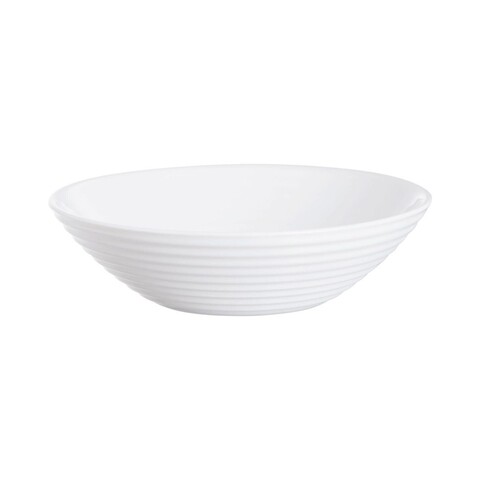 Bol salata, Luminarc, Harena, Ø 16 cm, sticla, alb