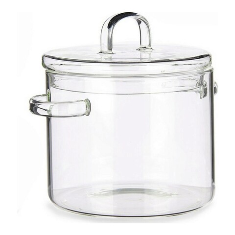 Caserola cu capac transparent, vivalto, 1.8 l, sticla borosilicata