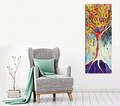 Tablou decorativ, PC242, Canvas, Lemn, Multicolor