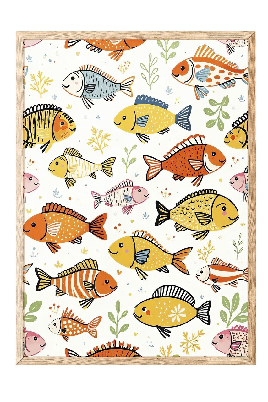 Tablou decorativ, 109756, Lemn masiv, Sticla PVC, Multicolor — imaginea 2
