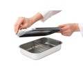 Caserola pentru pranz, Brabantia, Make&Take, 26x17.4x6.3 cm, 2 L, inox, argintiu mat