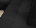Coltar extensibil stanga 4 locuri ELTAP, ERI-42, Eridano, 275x202x88 cm, lemn/poliester, negru