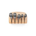 Set cutite cu suport, Brabantia, Profile, 36x12x10 cm, lemn/otel, natural