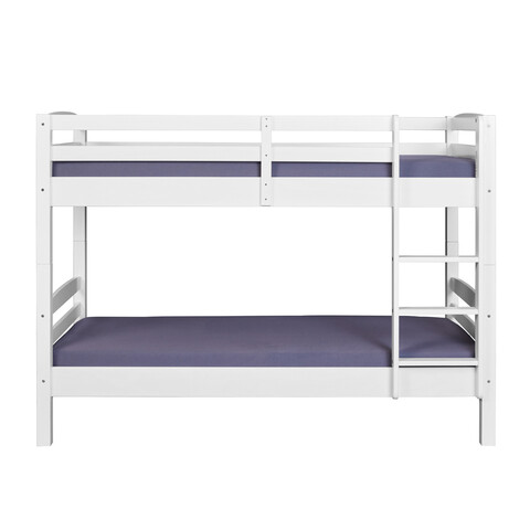 Pat supraetajat pentru camera copilului, 90x200 cm, Annika, Inter Link, lemn, alb