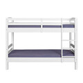 Pat supraetajat pentru camera copilului, 90x200 cm, Annika, Inter Link, lemn, alb