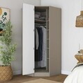 Dulap pentru haine, Hanah Home, BA293, 91x210x57.5 cm, Gresie