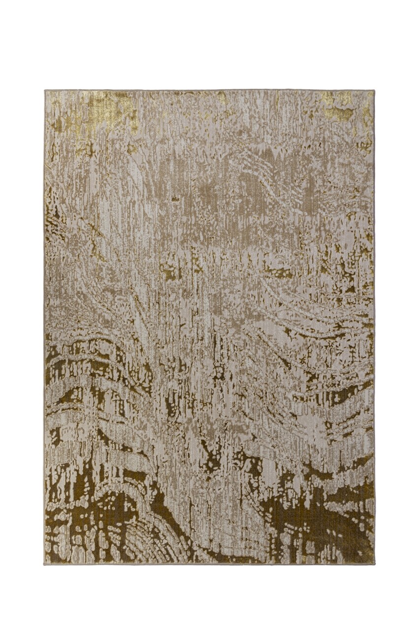 Covor Arissa Gold, Flair Rugs, 160x230 cm, polipropilena/poliester, auriu