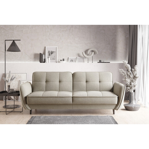 Canapea extensibila 3 locuri ELTAP, SO-BEL-22IN, Bellis, 220x90x83 cm, lemn/poliester, bej