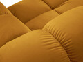 Canapea modulara 2 locuri, Bellis-51, Micadoni Home, 188x94x70 cm, catifea, galben