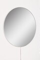 Oglinda cu Iluminare Led, Mirrorland, Round, Oglindă indestructibilă cu obturator, Alb