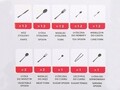 Set tacamuri 72 piese + valiza Maria, Domotti, inox