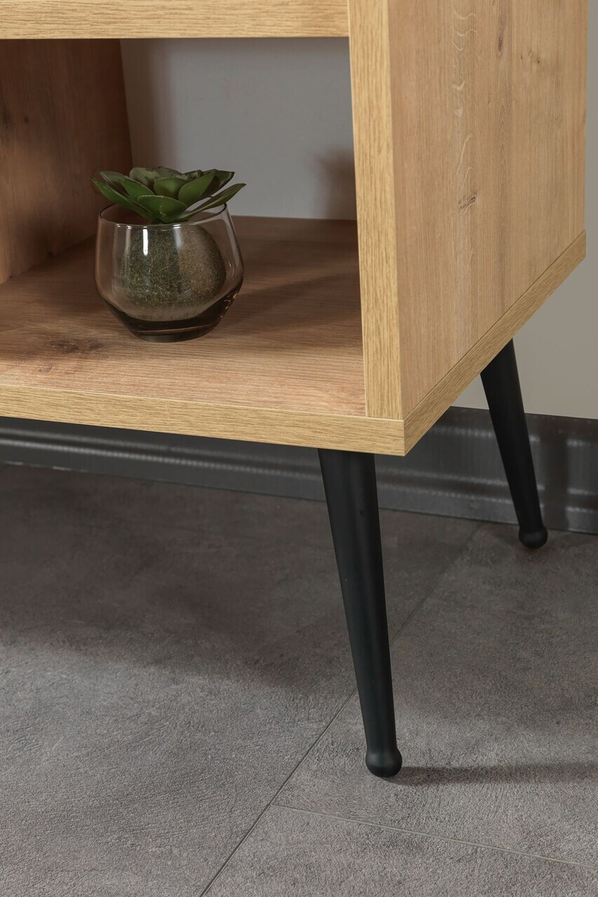 Comoda TV, Hanah Home, Şile 3608, 160x60x35 cm, PAL, Maro — imaginea 7